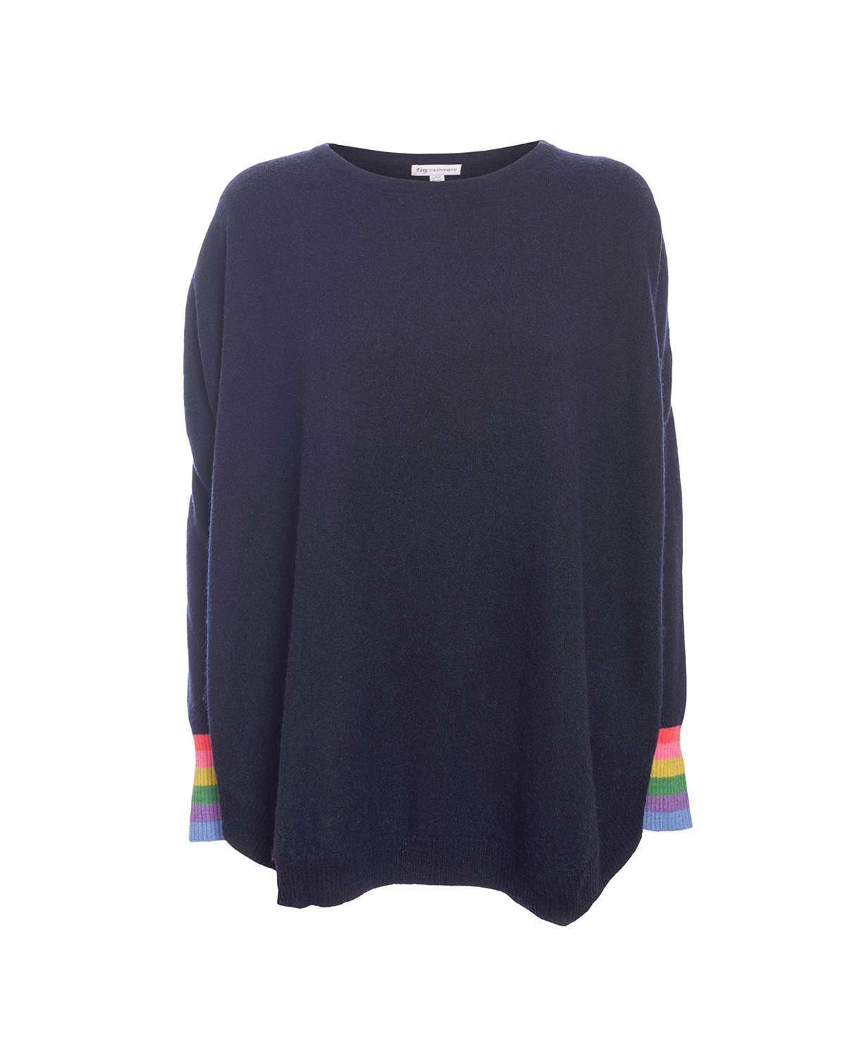 Rainbow cashmere sweater best sale