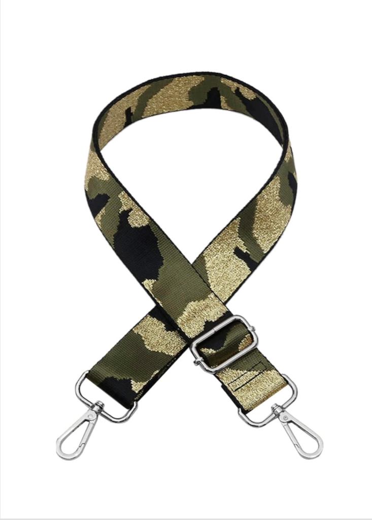 Bag Strap Camo Olive Green