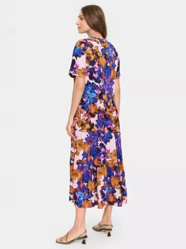 SAINT TROPEZ Eda Tiered Dress Winsome Flowers