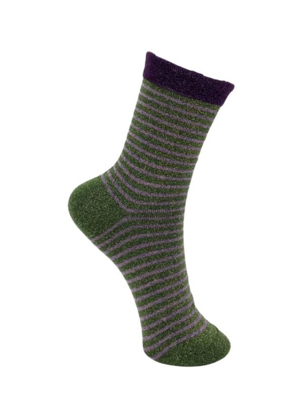 Black Colour FLASH Stripe Sock Army