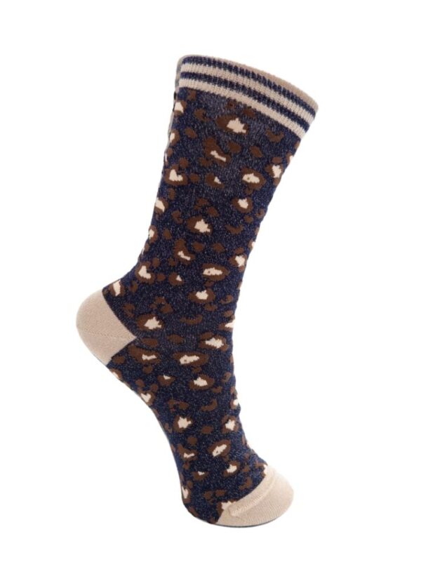 Black Colour Leo Sock Navy