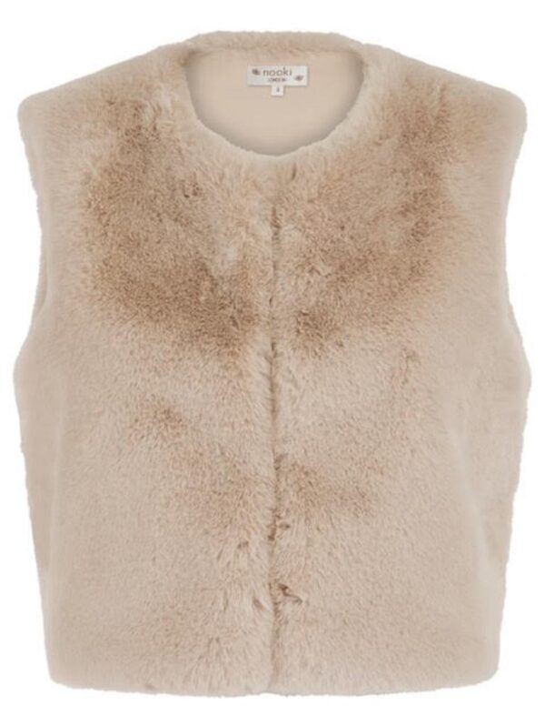 EDELWEISS GILET IN MINK