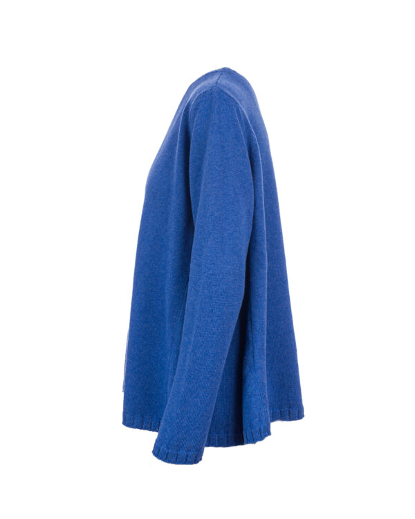 Organic Cotton Rollo Jumper - Cobalt