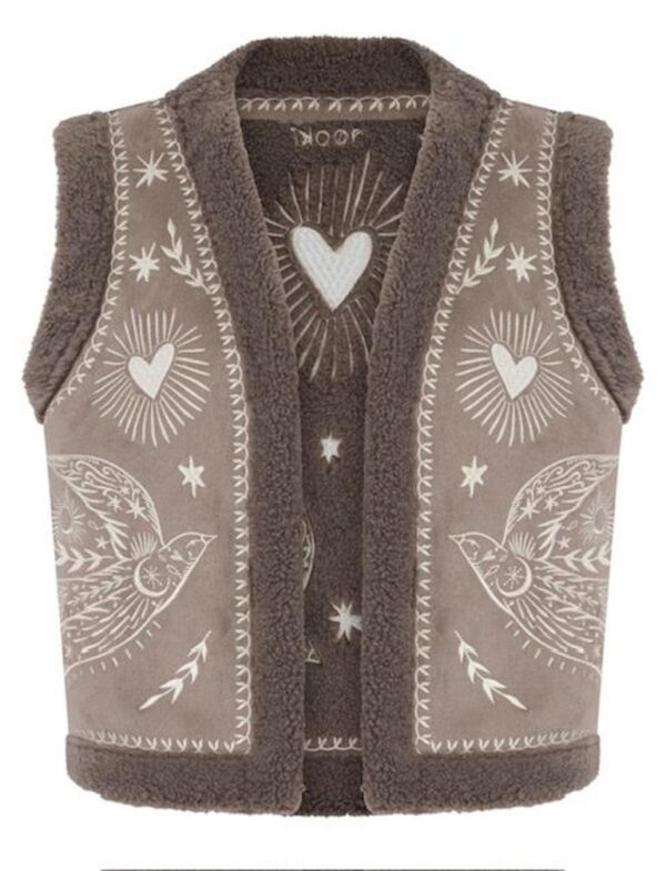 Nooki FREEBIRD GILET IN Mink