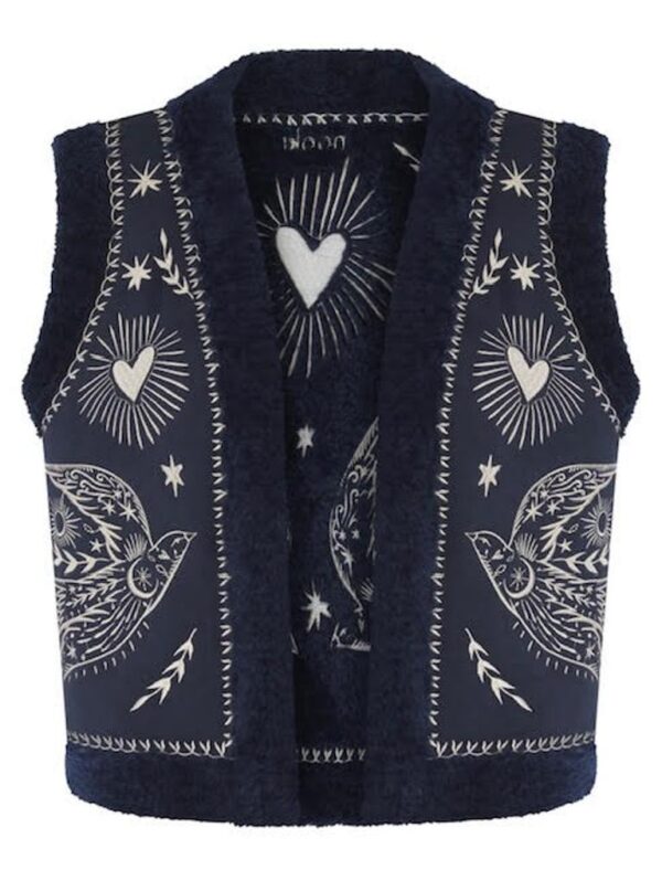 Nooki FREEBIRD GILET IN NAVY