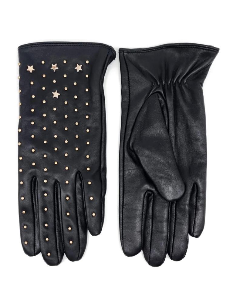 Nooki TISHAN STUDDED GLOVES in BLACK