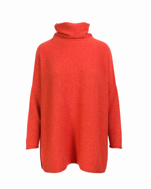 Cashmere Mix Pesto Jumper Flame