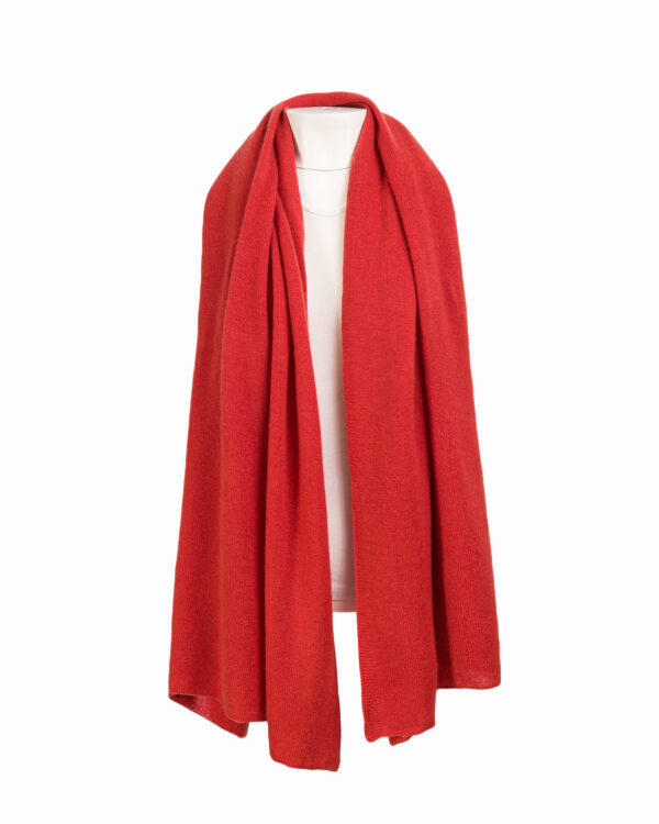 Cashmere Travel Wrap - Flame