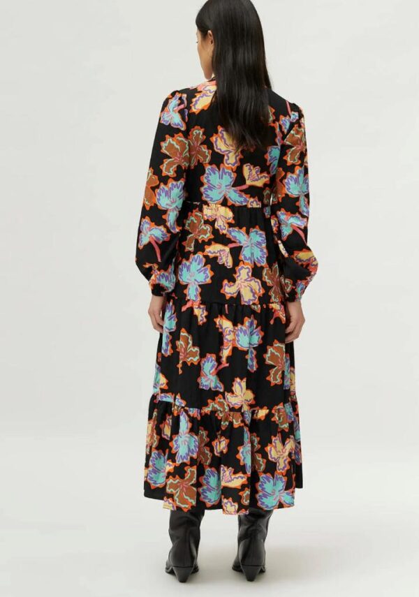 44C-41105 Long floral print dress Alhelí