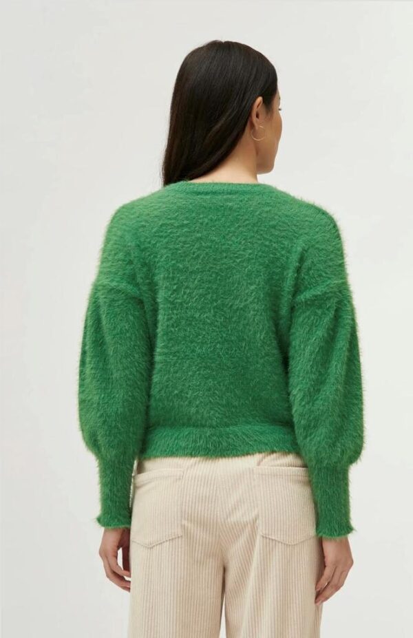 Compania Fantastica 44C/10265/2S0 Green textured knit sweater