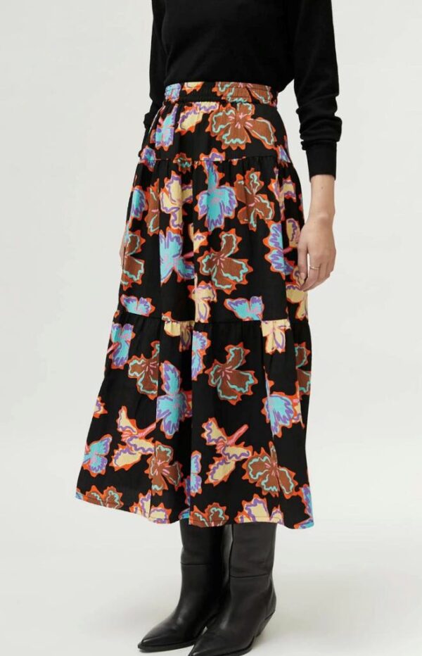 Compania Fantastica 44c/41101 Alhelí floral print long skirt