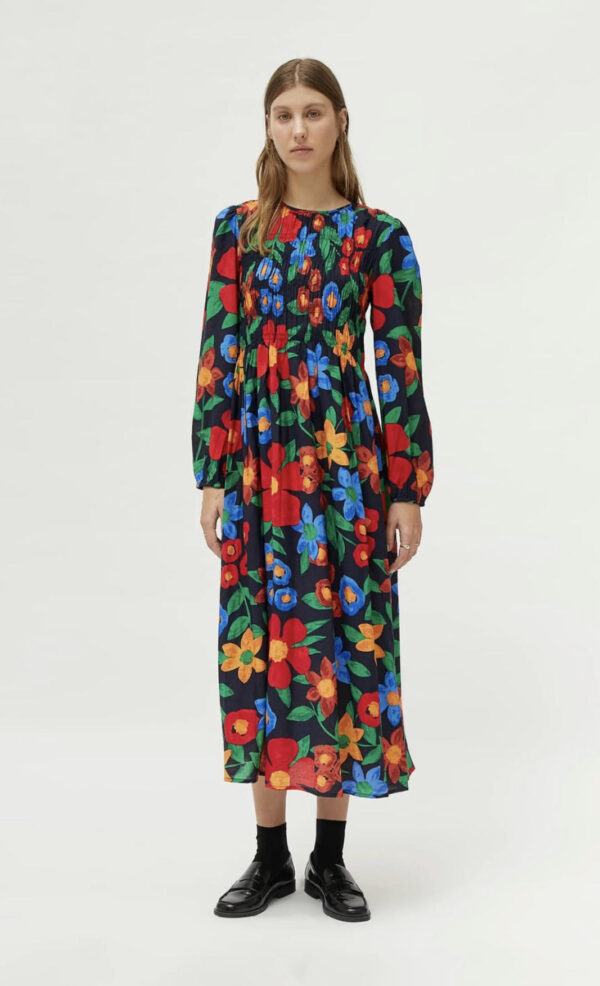 Compania Fantastica Multicolor floral print long dress