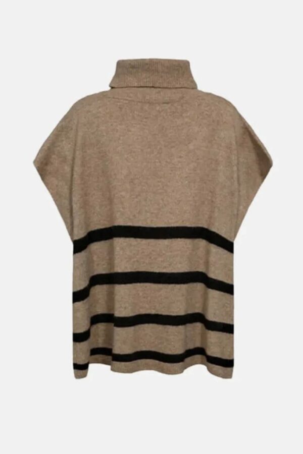 Numph Nemba Rollneck Poncho - Tigers Eye