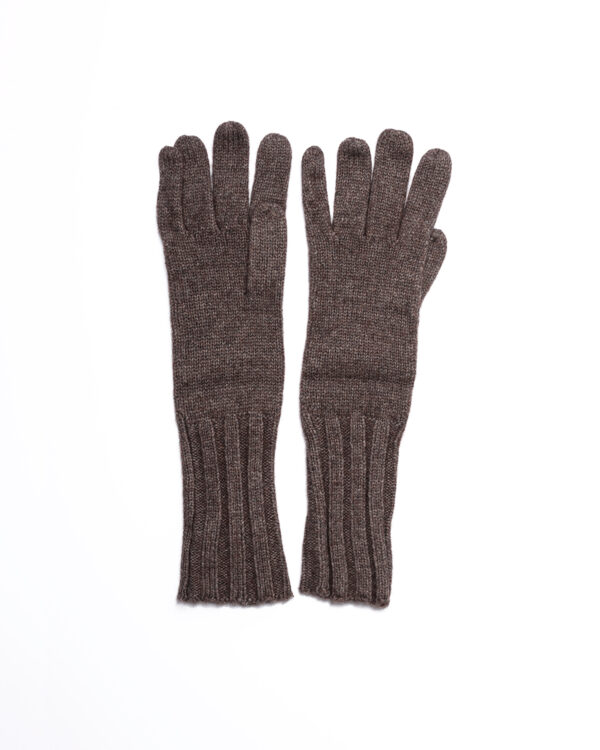 Cashmere Lambswool Gloves - Otter