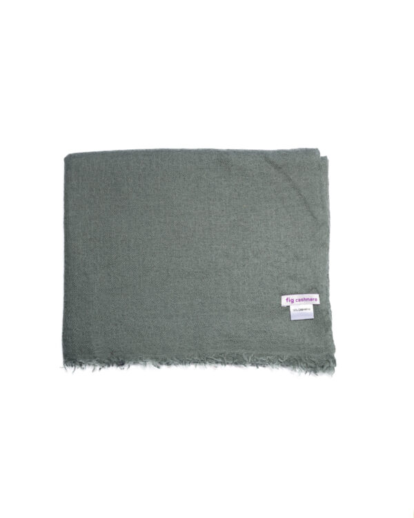 Cashmere Fine Large Scarf Slate Grey