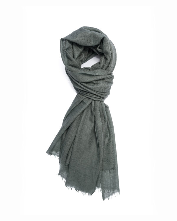 Cashmere Fine Large Scarf Slate Grey