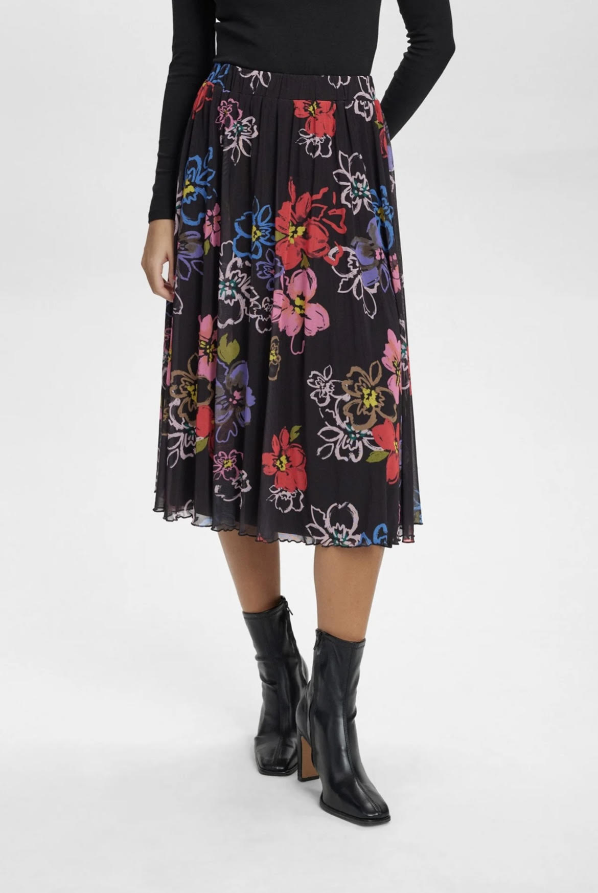 Numph NUMARTHA SKIRT - Caviar