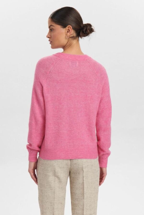 Numph NURIETTE PULLOVER - Pink Cosmos