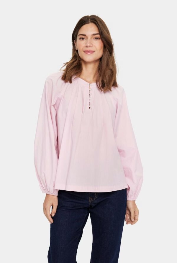 Saint Tropez Ibel Blouse- Pink Nectar