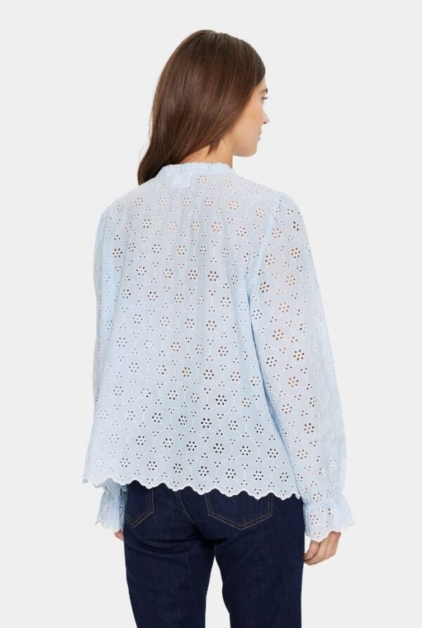 Saint Tropez Iveta Blouse - Chambray Blue