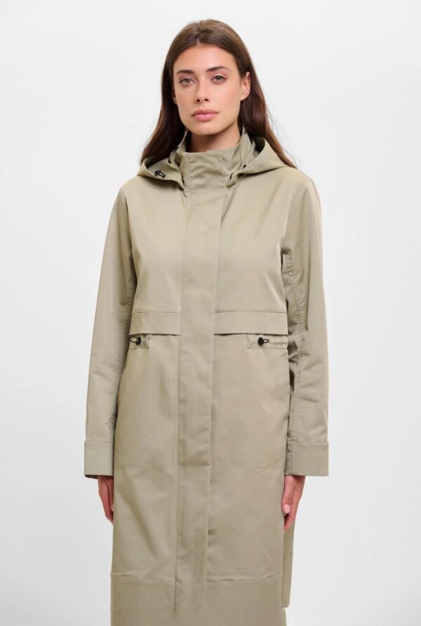 Rino & Pelle Kimi Parka with detachable hood Sea Moss