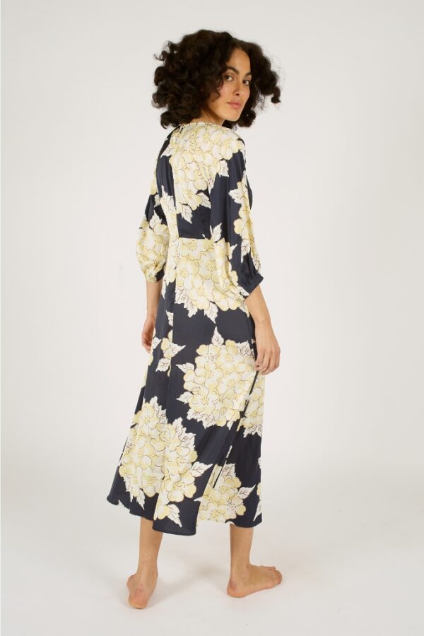 Traffic People Blooming Lovely Gloria Dress Navy/Cream