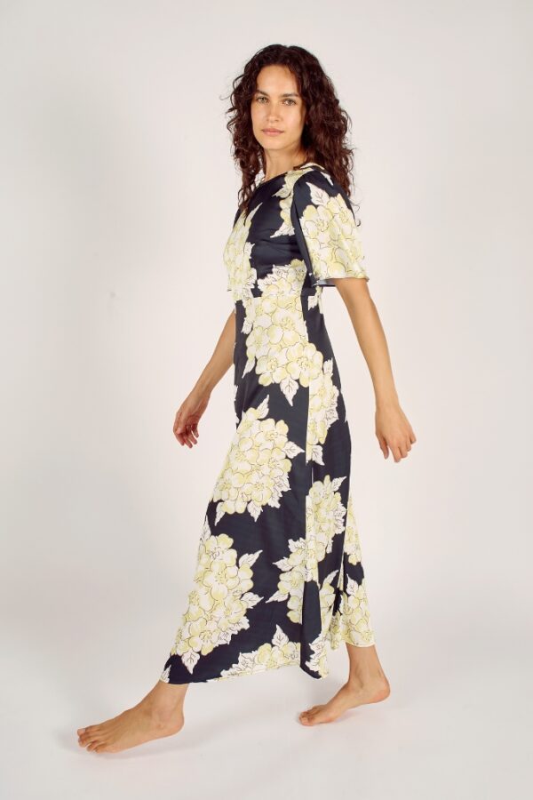 Traffic People Blooming Lovely Rene Dress Navy/Cream