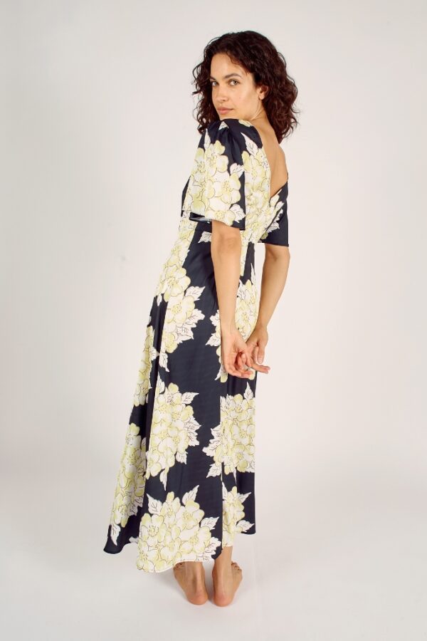 Traffic People Blooming Lovely Rene Dress Navy/Cream